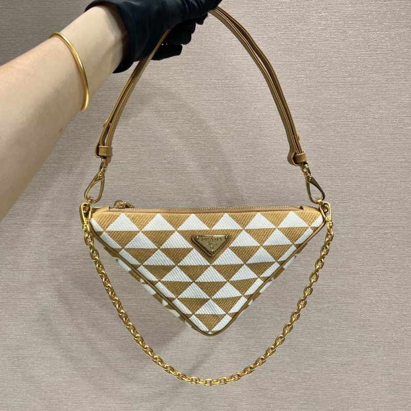 Pra*a triangle pouch